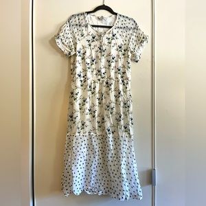 Lucky Brand Floral Midi Dress